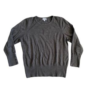 JM Collection Gray Sweater Womens XL